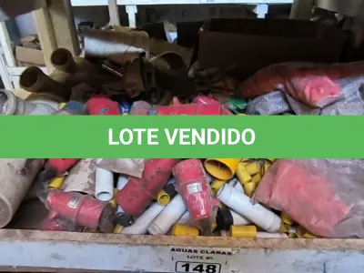 LOTE 148 - 01 LOTE COM JUNÇÃO PARA ESGOTO DIVERSOS TAMANHOS E TOMADAS INDUSTRIAIS (NO ESTADO)