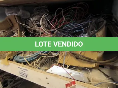 LOTE 011 - 01 LOTE COM FIOS ELÉTRICOS DIVERSOS (NO ESTADO)