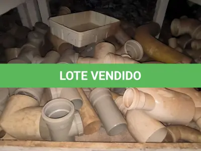 LOTE 162 - 01 LOTE COM JUNÇÃO PARA ESGOTO DIVERSOS TAMANHOS (NO ESTADO)