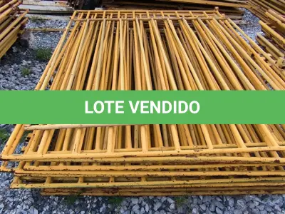 LOTE 273 - 01 LOTE COM GRADES EM FERRO NA COR AMARELA (NO ESTADO)