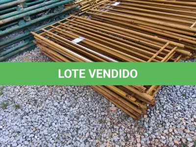 LOTE 275 - 01 LOTE COM GRADES EM FERRO NA COR AMARELA (NO ESTADO)