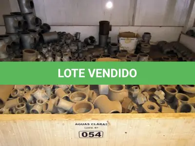 LOTE 054 - 01 LOTE COM CONEXÃO GALVANIZADAS (NO ESTADO)