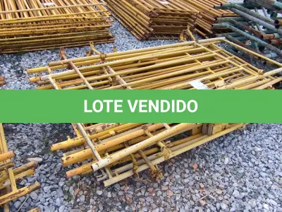 LOTE 249 - 01 LOTE COM GRADES EM FERRO NA COR AMARELA (NO ESTADO)
