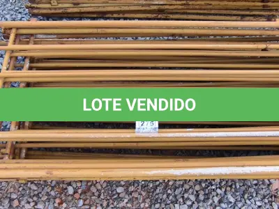 LOTE 275 - 01 LOTE COM GRADES EM FERRO NA COR AMARELA (NO ESTADO)