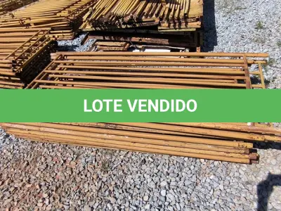 LOTE 023 - 01 LOTE COM GRADES DE FERRO AMARELAS (NO ESTADO)