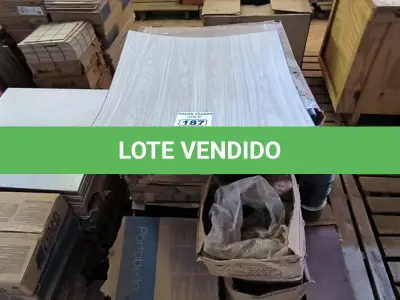 LOTE 187 - 01 LOTE COM PISOS DIVERSOS TAMANHOS E CORES (NO ESTADO)