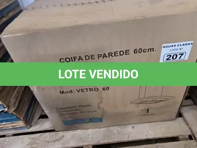 LOTE 207 - 01 COIFA DE PAREDE 60CM TRAMONTINA (NO ESTADO)