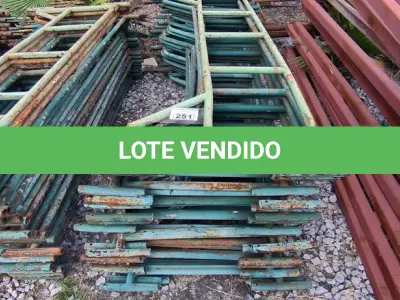 LOTE 251 - 01 LOTE COM GRADES EM FERRO NA COR VERDE (NO ESTADO)