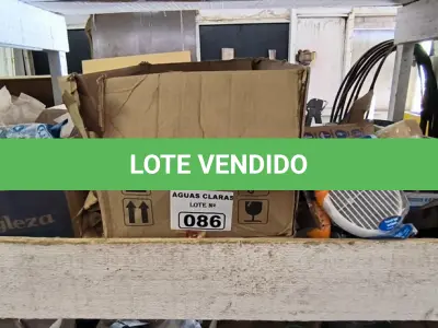 LOTE 086 - 01 LOTE COM MATERIAIS DIVERSOS, HIDRÁULICA E ELÉTRICO (NO ESTADO)