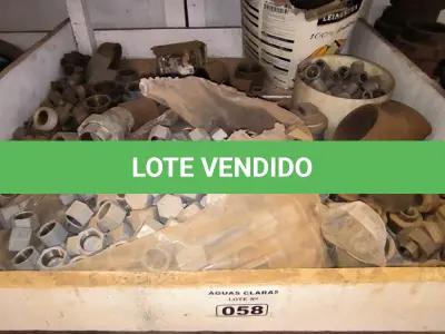 LOTE 058 - 01 LOTE COM CONEXÕES GALVANIZADAS (NO ESTADO)