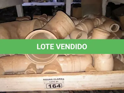 LOTE 164 - 01 LOTE COM JUNÇÃO PARA ESGOTO DIVERSOS TAMANHOS01 LOTE COM JUNÇÃO PARA ESGOTO DIVERSOS TAMANHOS (NO ESTADO)