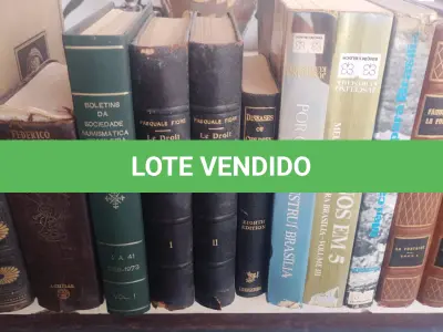 LOTE 638 - LOTE COM LIVROS RAROS (NO ESTADO)