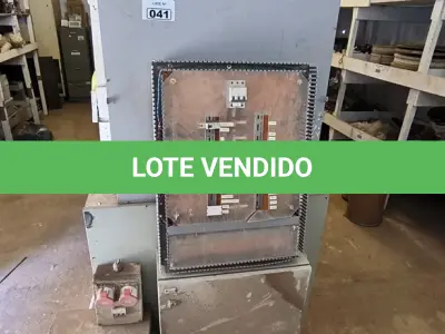 LOTE 041 - 01 LOTE COM QUADROS DE COMANDO ELÉTRICOS (NO ESTADO)