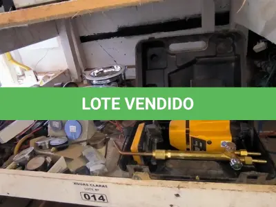 LOTE 014 - 01 LOTE COM NIVELADORES A LASER, MAÇARICO, MANÔMETROS, LUMINÁRIAS E TOMADA INDUSTRIAL(NO ESTADO)