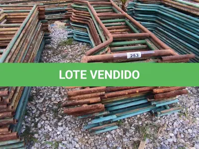 LOTE 253 - 01 LOTE COM GRADES EM FERRO NA COR VERDE (NO ESTADO)