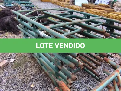 LOTE 270 - 01 LOTE COM GRADES EM FERRO NA COR VERDE (NO ESTADO)