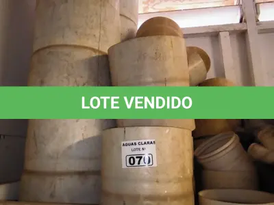 LOTE 070 - 01 LOTE COM CONEXÕES PARA ESGOTO (NO ESTADO)