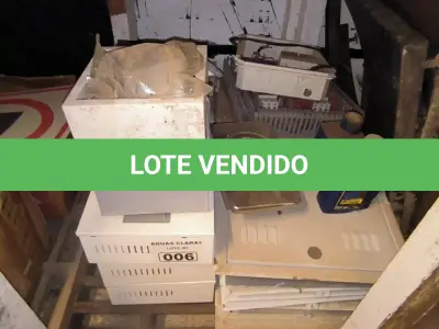 LOTE 006 - 01 LOTE COM FONTE AUXILIAR E QUADROS ELÉTRICOS (NO ESTADO)
