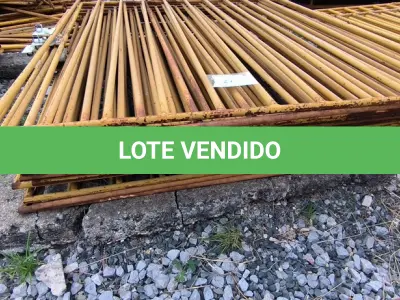 LOTE 272 - 01 LOTE COM GRADES EM FERRO NA COR AMARELA (NO ESTADO)