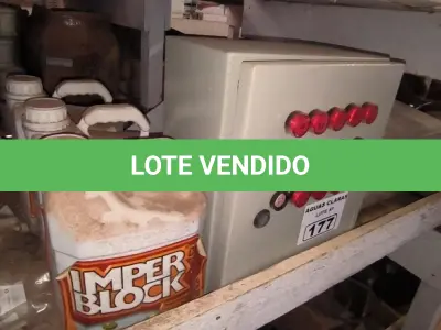 LOTE 177 - 01 LOTE COM QUADROS ELÉTRICOS (NO ESTADO)