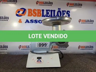LOTE 099 - 01 MOEDOR DE CARNE MARCA ARBEL. (NO ESTADO) ATENÇÃO! FAZER A VISITAÇÃO ANTES DE ARREMATAR, NÃO SABEMOS SE FUNCIONA. LEILÃO NÃO TEM GARANTIA E NEM DEVOLUÇÃO, SUJEITO A POSSÍVEIS AVARIAS VISÍVEIS/OCULTAS E/OU AUSÊNCIA DE COMPONENTES.