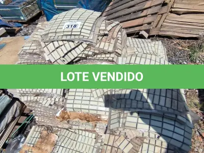 LOTE 318 - 01 LOTE COM PASTILHAS (NO ESTADO)