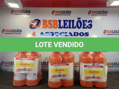 LOTE 002 - 12 LITROS DE LYSOFORM. (NO ESTADO) ATENÇÃO! FAZER A VISITAÇÃO ANTES DE ARREMATAR, NÃO SABEMOS SE FUNCIONA. LEILÃO NÃO TEM GARANTIA E NEM DEVOLUÇÃO, SUJEITO A POSSÍVEIS AVARIAS VISÍVEIS/OCULTAS E/OU AUSÊNCIA DE COMPONENTES.