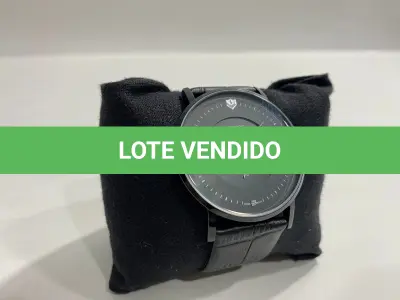 LOTE 679 - RELÓGIO WENDE SOCIAL PULSEIRA DE COURO. (NO ESTADO) 