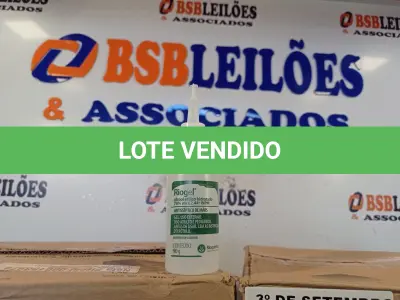 LOTE 076 - 02 CAIXAS COM BISNAGAS DE ÁLCOOL EM GEL 70% 90G, COM 30 UNIDADES CADA. (NO ESTADO) ATENÇÃO! FAZER A VISITAÇÃO ANTES DE ARREMATAR, NÃO SABEMOS SE FUNCIONA. LEILÃO NÃO TEM GARANTIA E NEM DEVOLUÇÃO, SUJEITO A POSSÍVEIS AVARIAS VISÍVEIS/OCULTAS E/OU AUSÊNCIA DE COMPONENTES.