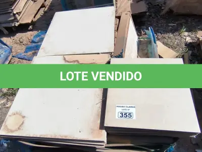 LOTE 355 - 01 LOTE COM PISOS E REVESTIMENTOS DIVERSOS (NO ESTADO)