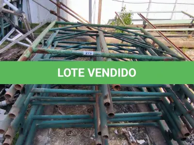 LOTE 279 - 01 LOTE COM GRADES EM FERRO NA COR VERDE (NO ESTADO)