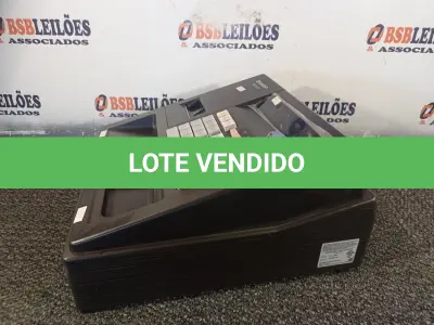 LOTE 013 - 01 CAIXA REGISTRADORA MARCA SHARP MODELO XE-A107. (NO ESTADO) ATENÇÃO! FAZER A VISITAÇÃO ANTES DE ARREMATAR, NÃO SABEMOS SE FUNCIONA. LEILÃO NÃO TEM GARANTIA E NEM DEVOLUÇÃO, SUJEITO A POSSÍVEIS AVARIAS VISÍVEIS/OCULTAS E/OU AUSÊNCIA DE COMPONENTES.