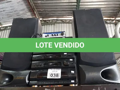 LOTE 038 - 01 APARELHO DE SOM 3X1 E 01 AMPLIFICADOR. (NO ESTADO) ATENÇÃO! FAZER A VISITAÇÃO ANTES DE ARREMATAR, NÃO SABEMOS SE FUNCIONA. LEILÃO NÃO TEM GARANTIA E NEM DEVOLUÇÃO, SUJEITO A POSSÍVEIS AVARIAS VISÍVEIS/OCULTAS E/OU AUSÊNCIA DE COMPONENTES.