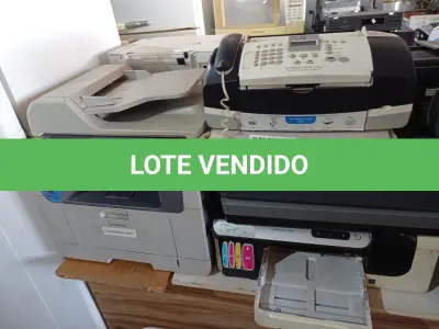 LOTE 138 - 10 IMPRESSORAS MARCAS E MODELOS DIVERSOS PARA RETIRADA DE PEÇAS. (NO ESTADO) ATENÇÃO! FAZER A VISITAÇÃO ANTES DE ARREMATAR, NÃO SABEMOS SE FUNCIONA. LEILÃO NÃO TEM GARANTIA E NEM DEVOLUÇÃO, SUJEITO A POSSÍVEIS AVARIAS VISÍVEIS/OCULTAS E/OU AUSÊNCIA DE COMPONENTES.