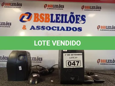 LOTE 047 - 02 ESTABILIZADORES E 03 MOUSES PARA PC MARCAS E MODELOS DIVERSOS. (NO ESTADO) ATENÇÃO! FAZER A VISITAÇÃO ANTES DE ARREMATAR, NÃO SABEMOS SE FUNCIONA. LEILÃO NÃO TEM GARANTIA E NEM DEVOLUÇÃO, SUJEITO A POSSÍVEIS AVARIAS VISÍVEIS/OCULTAS E/OU AUSÊNCIA DE COMPONENTES.