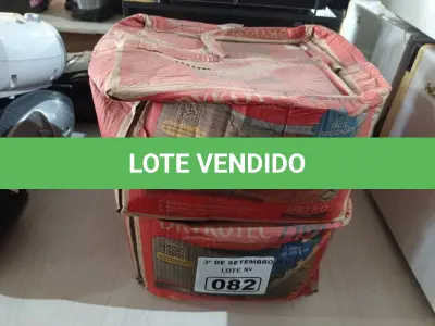 LOTE 082 - 02 CAIXAS DE REVESTIMENTO IMPERMEABILIZANTE DRYKOTEC 5500/7700 18KG. (NO ESTADO) ATENÇÃO! FAZER A VISITAÇÃO ANTES DE ARREMATAR, NÃO SABEMOS SE FUNCIONA. LEILÃO NÃO TEM GARANTIA E NEM DEVOLUÇÃO, SUJEITO A POSSÍVEIS AVARIAS VISÍVEIS/OCULTAS E/OU AUSÊNCIA DE COMPONENTES.