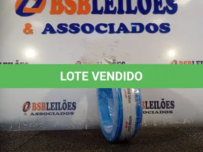 LOTE 170 - 01 ROLO DE CABO FLEXÍVEL 100M, 2,5MM NA COR CINZA. (NO ESTADO) ATENÇÃO! FAZER A VISITAÇÃO ANTES DE ARREMATAR, NÃO SABEMOS SE FUNCIONA. LEILÃO NÃO TEM GARANTIA E NEM DEVOLUÇÃO, SUJEITO A POSSÍVEIS AVARIAS VISÍVEIS/OCULTAS E/OU AUSÊNCIA DE COMPONENTES.
