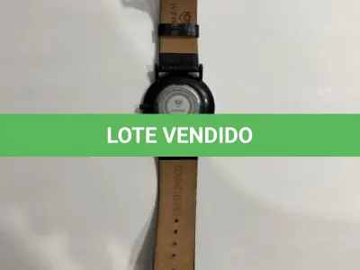 LOTE 679 - RELÓGIO WENDE SOCIAL PULSEIRA DE COURO. (NO ESTADO) 