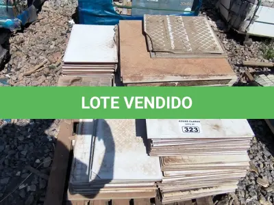 LOTE 323 - 01 LOTE COM PISOS DIVERSOS (NO ESTADO)