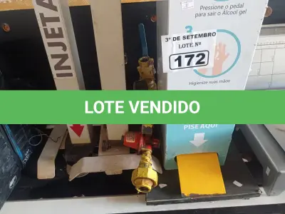 LOTE 172 - 02 DISPENSES PARA ÁLCOOL EM GEL E VÁRIAS CONEXÕES DE GÁS. (NO ESTADO) ATENÇÃO! FAZER A VISITAÇÃO ANTES DE ARREMATAR, NÃO SABEMOS SE FUNCIONA. LEILÃO NÃO TEM GARANTIA E NEM DEVOLUÇÃO, SUJEITO A POSSÍVEIS AVARIAS VISÍVEIS/OCULTAS E/OU AUSÊNCIA DE COMPONENTES.