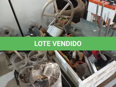 LOTE 065 - 01 LOTE COM MATERIAIS DIVERSOS. (NO ESTADO) ATENÇÃO! FAZER A VISITAÇÃO ANTES DE ARREMATAR, NÃO SABEMOS SE FUNCIONA. LEILÃO NÃO TEM GARANTIA E NEM DEVOLUÇÃO, SUJEITO A POSSÍVEIS AVARIAS VISÍVEIS/OCULTAS E/OU AUSÊNCIA DE COMPONENTES.