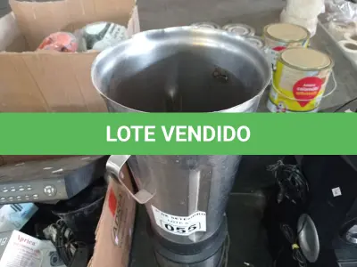 LOTE 055 - 01 LIQUIDIFICADOR INDUSTRIAL MARCA POLI. (NO ESTADO) ATENÇÃO! FAZER A VISITAÇÃO ANTES DE ARREMATAR, NÃO SABEMOS SE FUNCIONA. LEILÃO NÃO TEM GARANTIA E NEM DEVOLUÇÃO, SUJEITO A POSSÍVEIS AVARIAS VISÍVEIS/OCULTAS E/OU AUSÊNCIA DE COMPONENTES.