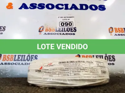 LOTE 090 - 01 ROLO DE CABO FLEXÍVEL 100M, 2,5MM NA COR BRANCA. (NO ESTADO) ATENÇÃO! FAZER A VISITAÇÃO ANTES DE ARREMATAR, NÃO SABEMOS SE FUNCIONA. LEILÃO NÃO TEM GARANTIA E NEM DEVOLUÇÃO, SUJEITO A POSSÍVEIS AVARIAS VISÍVEIS/OCULTAS E/OU AUSÊNCIA DE COMPONENTES.