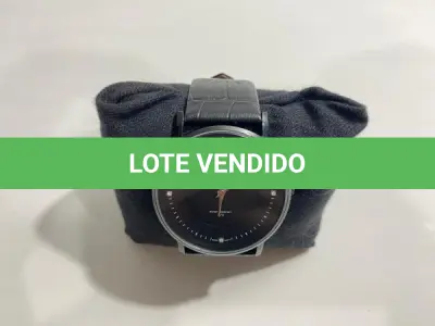 LOTE 679 - RELÓGIO WENDE SOCIAL PULSEIRA DE COURO. (NO ESTADO) 