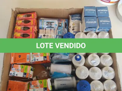 LOTE 696 - LOTE COM 26 FILTROS NOVOS SEM USO  PRA FILTROS E 13 LÂMPADAS NOVAS. (NO ESTADO) 