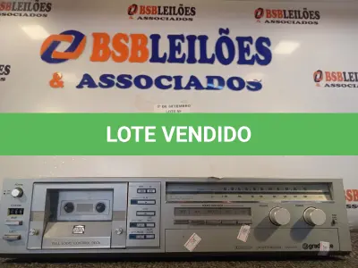 LOTE 008 - 01 CASSETE RECEIVER GRADIENTE NSA-500. (NO ESTADO) ATENÇÃO! FAZER A VISITAÇÃO ANTES DE ARREMATAR, NÃO SABEMOS SE FUNCIONA. LEILÃO NÃO TEM GARANTIA E NEM DEVOLUÇÃO, SUJEITO A POSSÍVEIS AVARIAS VISÍVEIS/OCULTAS E/OU AUSÊNCIA DE COMPONENTES.