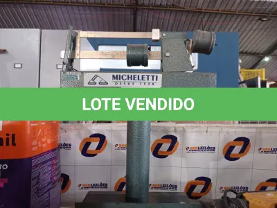 LOTE 086 - 01 BALANÇA ANALÓGICA MARCA MICHELETTI CAPACIDADE 150KG. (NO ESTADO) ATENÇÃO! FAZER A VISITAÇÃO ANTES DE ARREMATAR, NÃO SABEMOS SE FUNCIONA. LEILÃO NÃO TEM GARANTIA E NEM DEVOLUÇÃO, SUJEITO A POSSÍVEIS AVARIAS VISÍVEIS/OCULTAS E/OU AUSÊNCIA DE COMPONENTES.