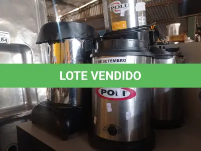 LOTE 187 - 05 BASES DE LIQUIDIFICADOR INDUSTRIAL MARCAS E MODELOS DIVERSOS. (NO ESTADO) ATENÇÃO! FAZER A VISITAÇÃO ANTES DE ARREMATAR, NÃO SABEMOS SE FUNCIONA. LEILÃO NÃO TEM GARANTIA E NEM DEVOLUÇÃO, SUJEITO A POSSÍVEIS AVARIAS VISÍVEIS/OCULTAS E/OU AUSÊNCIA DE COMPONENTES.
