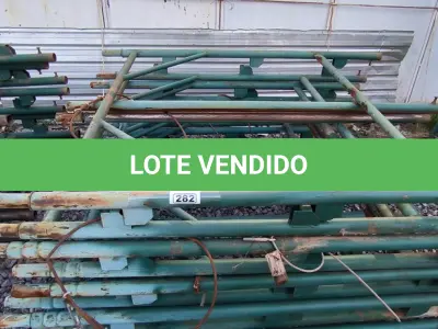 LOTE 282 - 01 LOTE COM GRADES EM FERRO NA COR VERDE (NO ESTADO)