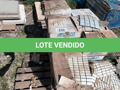 LOTE 337 - 01 LOTE COM PASTILHAS (NO ESTADO)